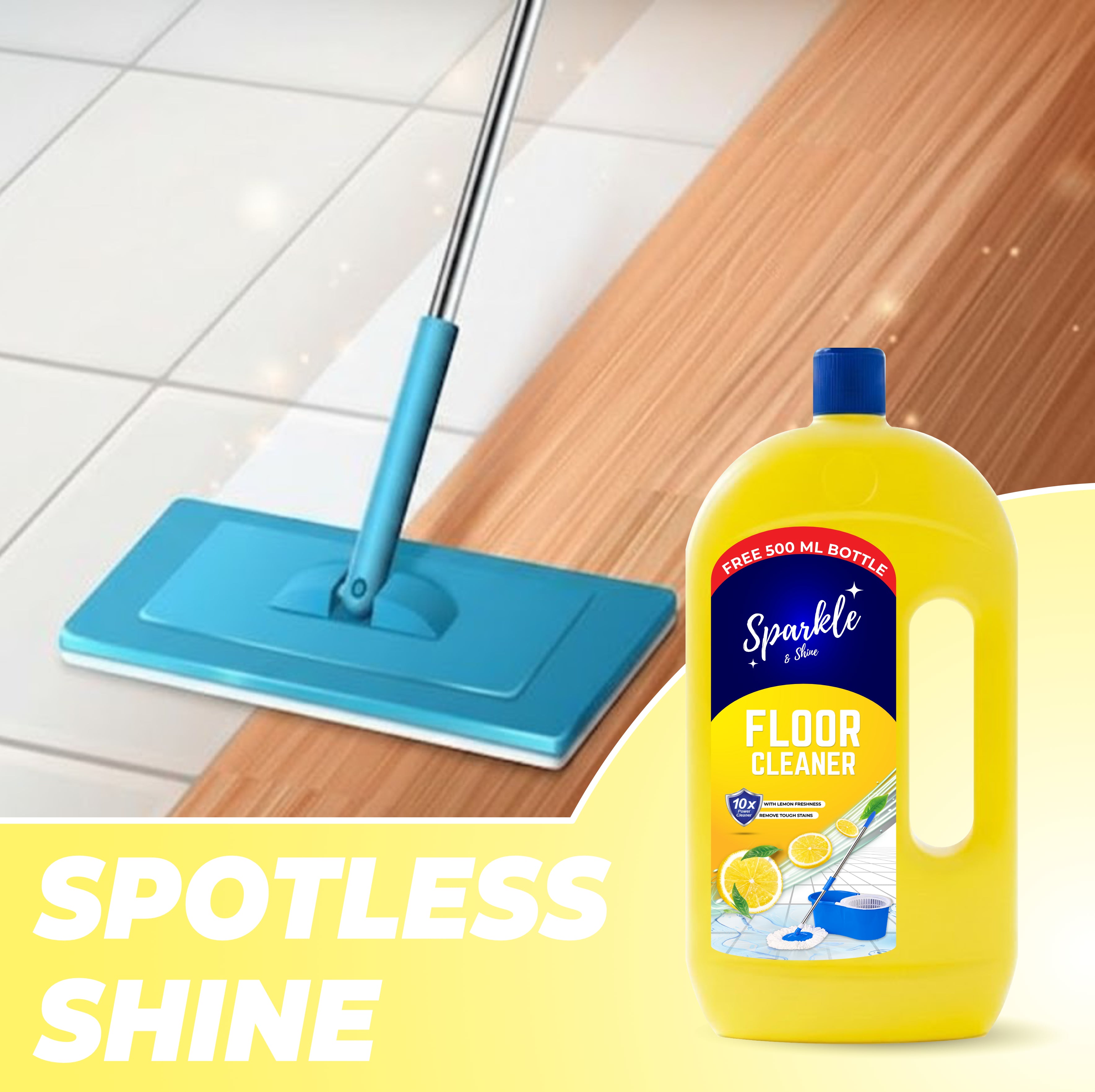 FLOOR CLEANER LEMON (PACK OF 2) 1000 ML